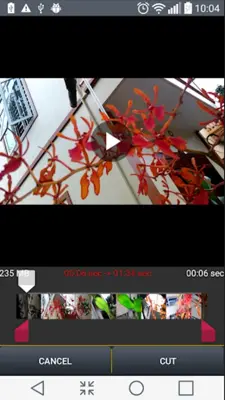 MP4 Video Cutter android App screenshot 0